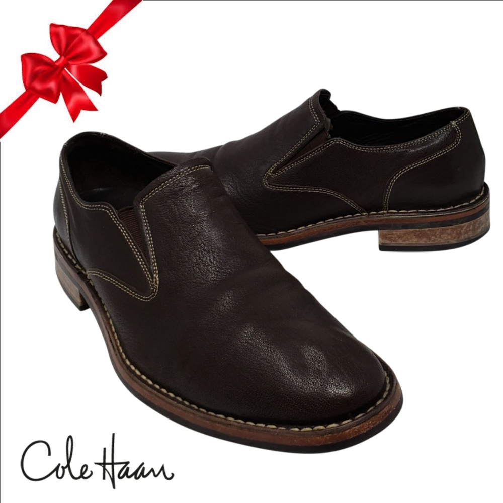 Cole Haan Air Canton Loafer Brown Leather Mens 12M